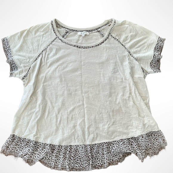 Umgee Tops - Umgee White Chemise with Intricate Lace Trim